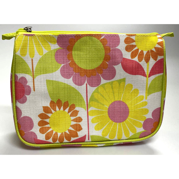 Brand New Clinique Floral Makeup Bag / Makeup Pouch / Cosmetic Bag - Picture 5 of 8